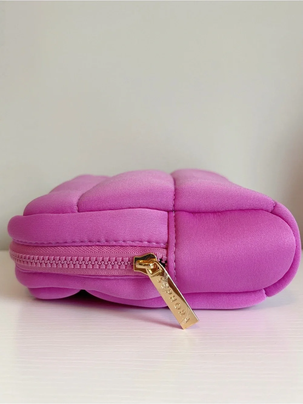 Sephora Puffy Makeup Bag Cosmetic Pouch Stylish Travel Bag NEW - Picture 2 of 4